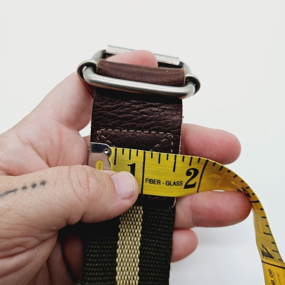 BLUENOTES | leather trim casual belt - Picture 5 of 6